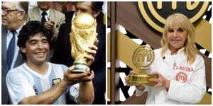 Claudia Villafañe y Diego Armando Maradona