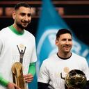 Messi celebró ante su gente el séptimo Balón de Oro.