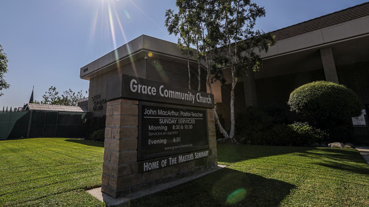SUN VALLEY, CA - SEPTEMBER 04: Grace Community Church Grace Community Church on Friday, Sept. 4, 2020 in Sun Valley, CA. (Irfan Khan / Los Angeles Times via Getty Images)