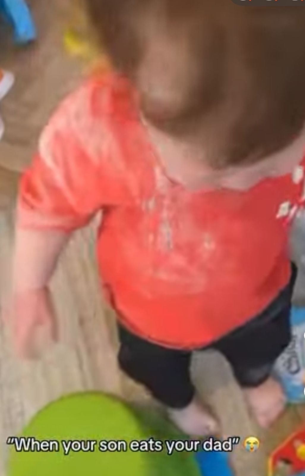 El bebé ingirió gran cantidad de las cenizas de su abuelo