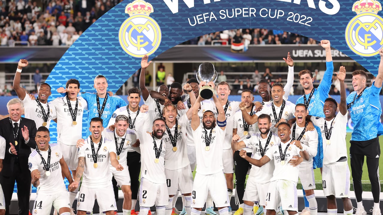 Real Madrid alcanzó su quinto título de la Supercopa de Europa