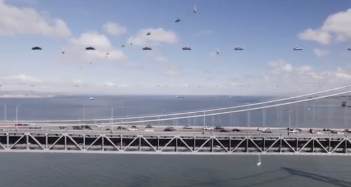 Carro volador. Foto: Captura de pantalla video Alef Aeronautics.