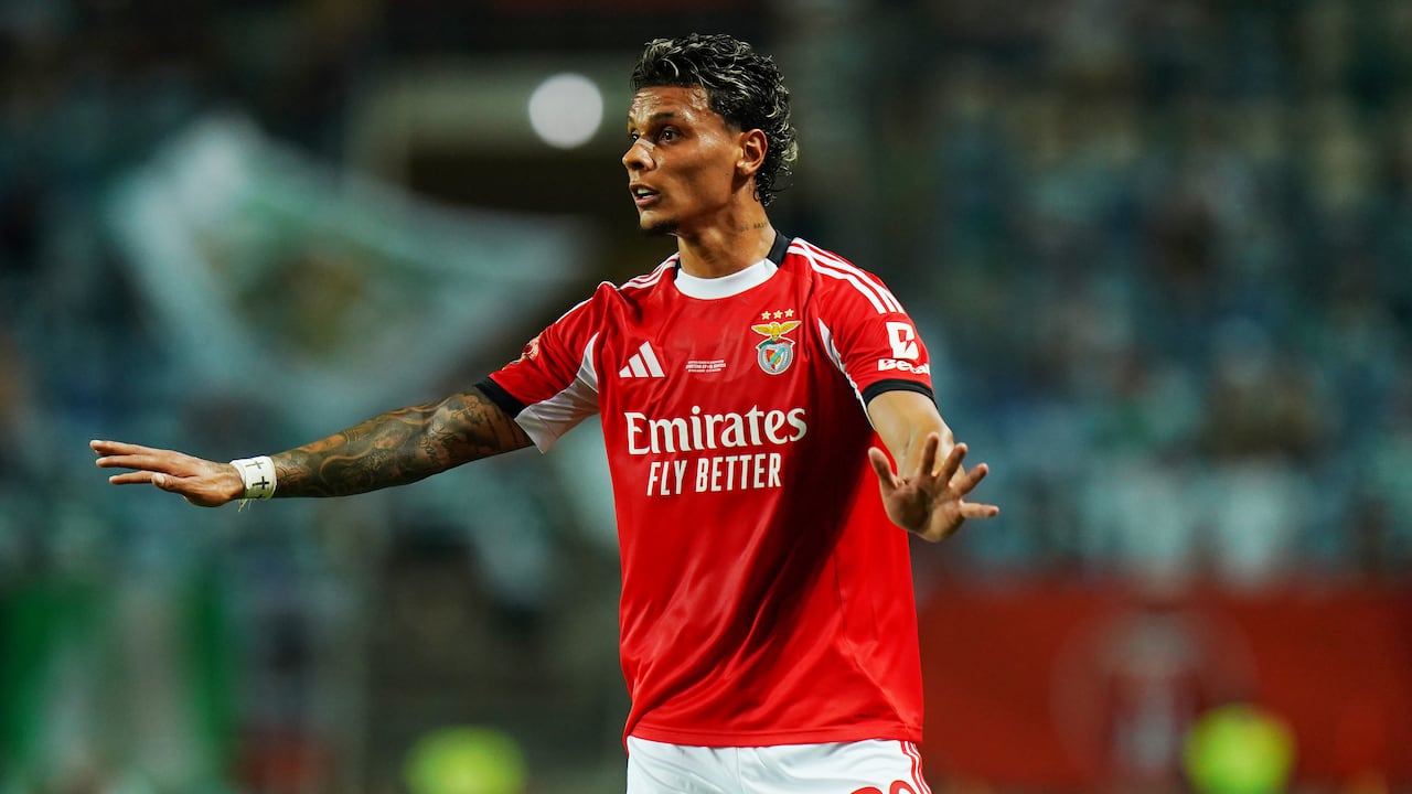 Richard Ríos, jugador de Benfica