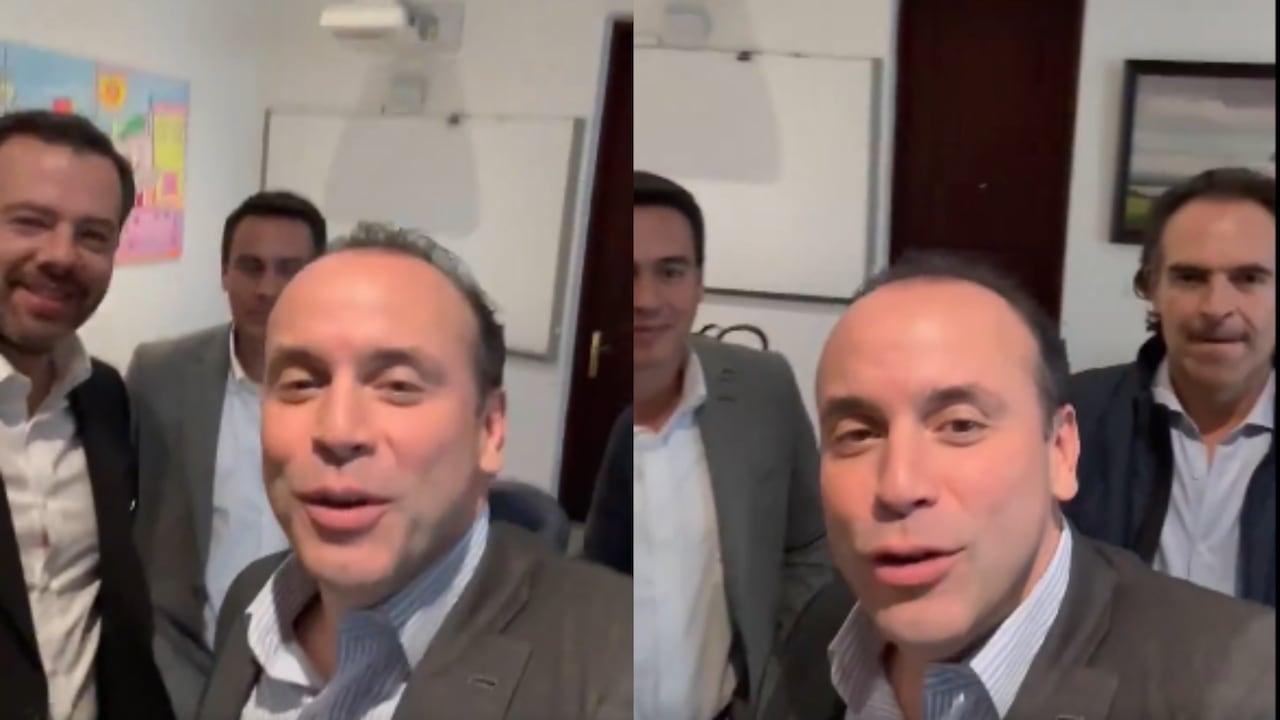 Los alcaldes Carlos Fernando Galán, Jorge Eduardo Rojas, Alejandro Eder y Federico Gutiérrez.