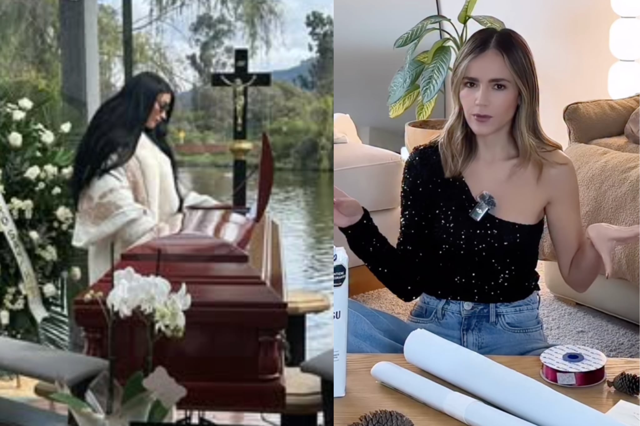 Jessica Cediel le respondió a Tuti Vargas por críticas en el sepelio de su padre.