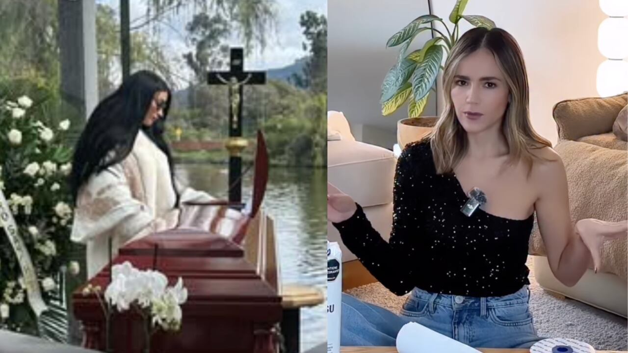 Jessica Cediel le respondió a Tuti Vargas por críticas en el sepelio de su padre