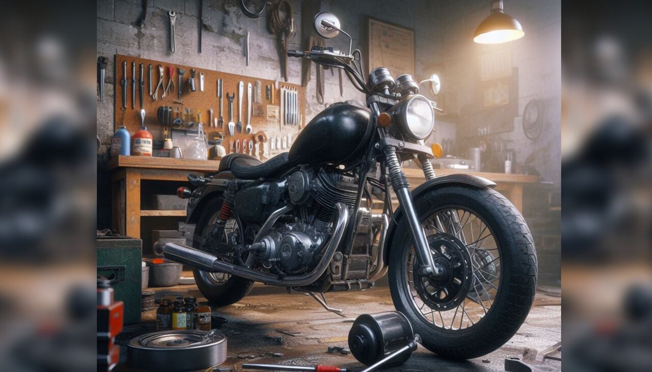 Es recomendable realizar un mantenimiento preventivo a la moto antes de un viaje largo.