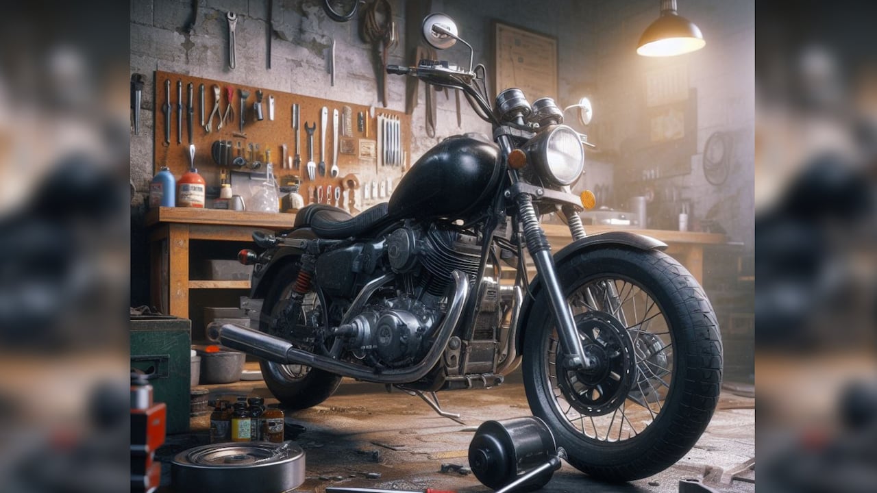 Es recomendable realizar un mantenimiento preventivo a la moto antes de un viaje largo.