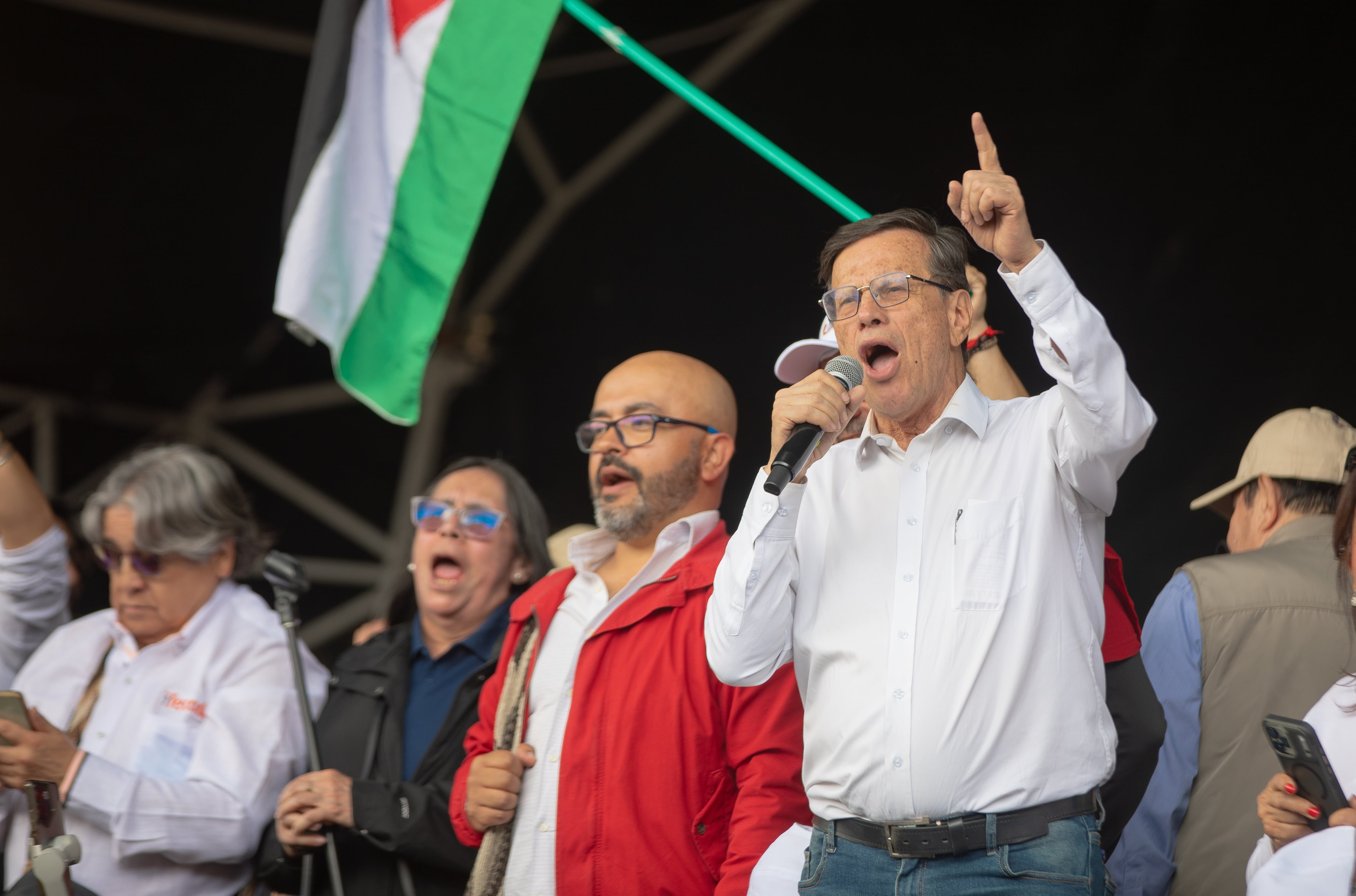 Marchas 14 de octubre, Plaza de Bolívar