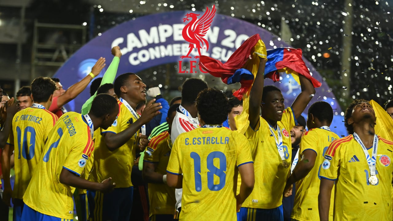 Samuel Martínez, 10 de la Selección Colombia Sub-17, va al Liverpool.