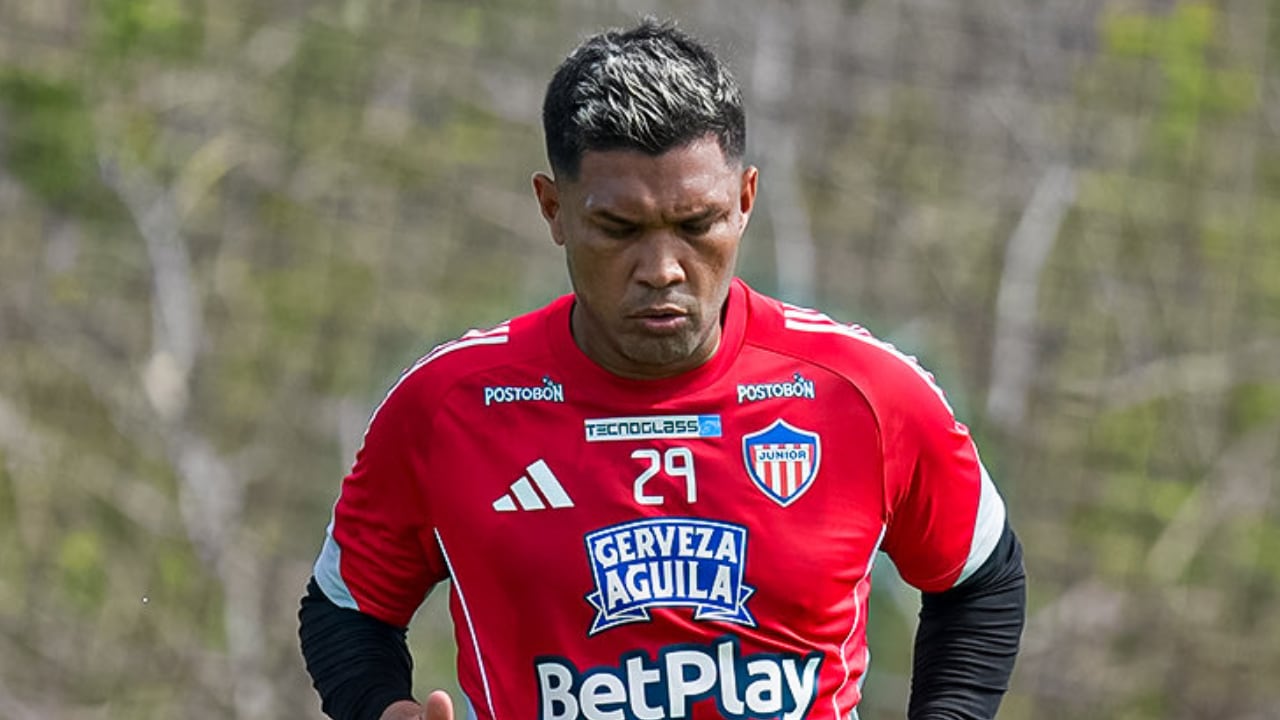 Teófilo Gutiérrez, delantero e ídolo del Junior de Barranquilla