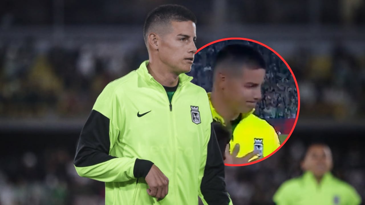 James Rodríguez, agradecido con el homenaje que recibió en Bogotá por parte de internacional.