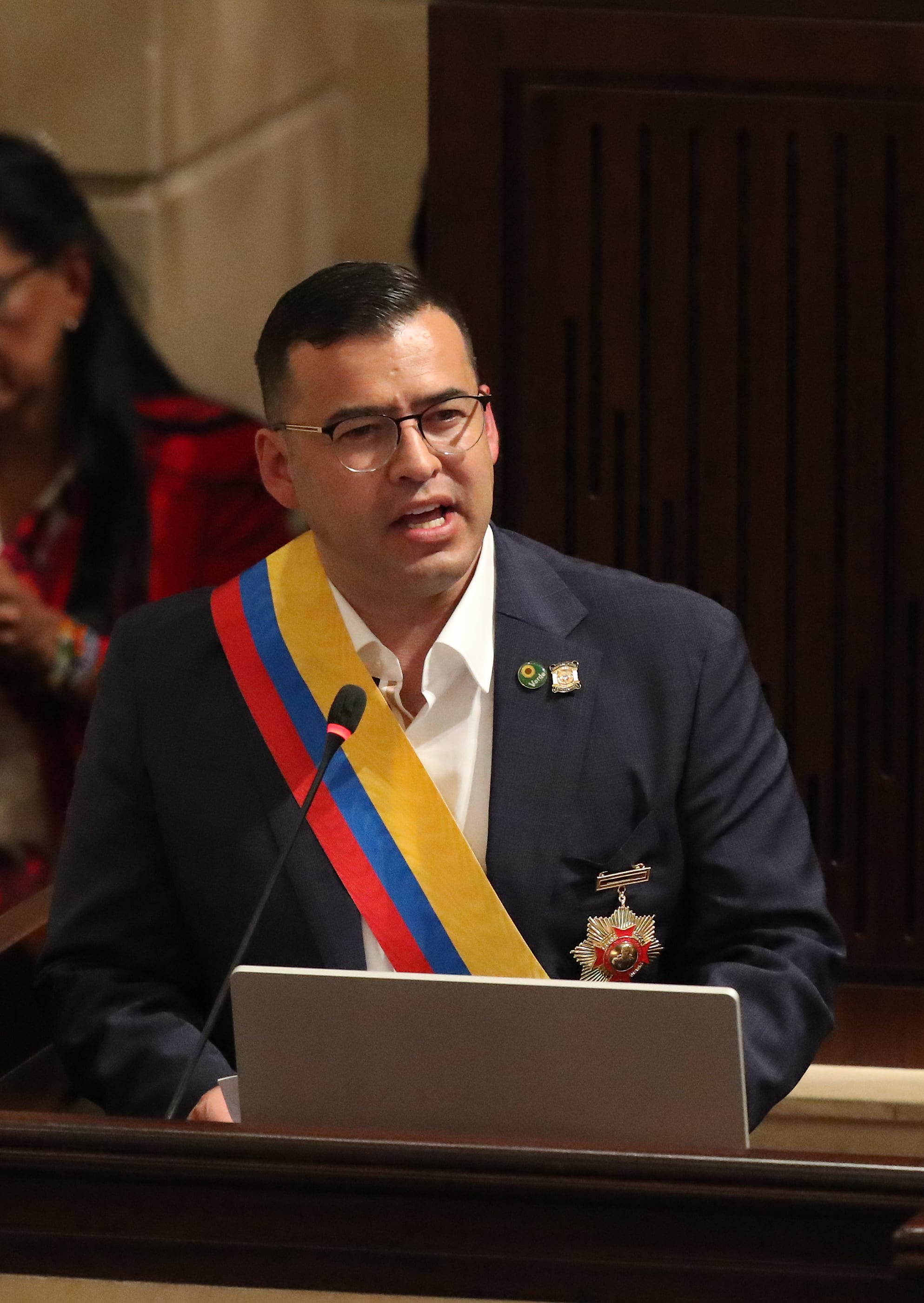 Representante Jaime Raúl Salamanca presidente de la Cámara de Representantes  para el tercer periodo legislativo
Bogota 20 de julio del 2024
Foto Guillermo Torres Reina / Semana