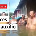 Los damnificados piden ayuda y atención por parte del Gobierno Nacional.