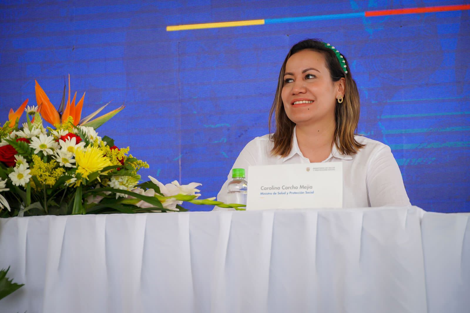 Ministra de Salud, Carolina Corcho Mejía