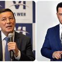 Hernán Penagos, registrador nacional, y Andrés Idárraga, secretario de Transparencia de la Presidencia.