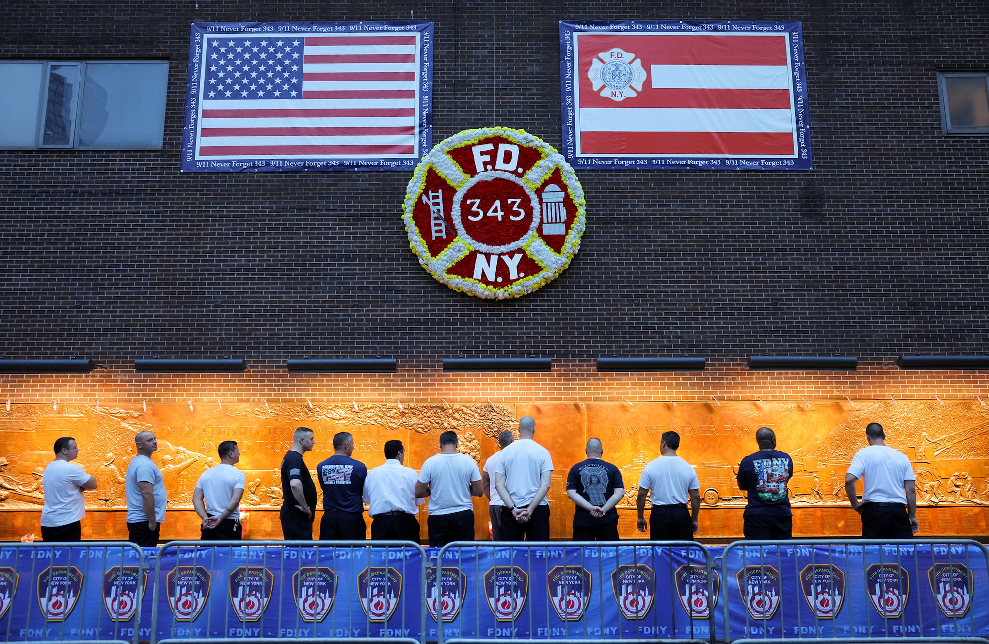 En imágenes : Los estadounidenses conmemoran el aniversario del 11 de septiembre.