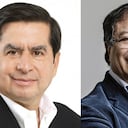 Juan Fernando Cristo, candidato de la Coalición Centro Esperanza, y Gustavo Petro, líder del Pacto Histórico.