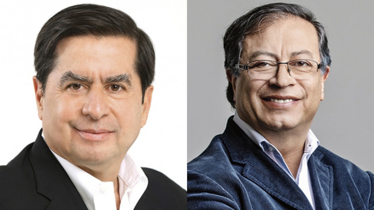 Juan Fernando Cristo y Gustavo Petro.