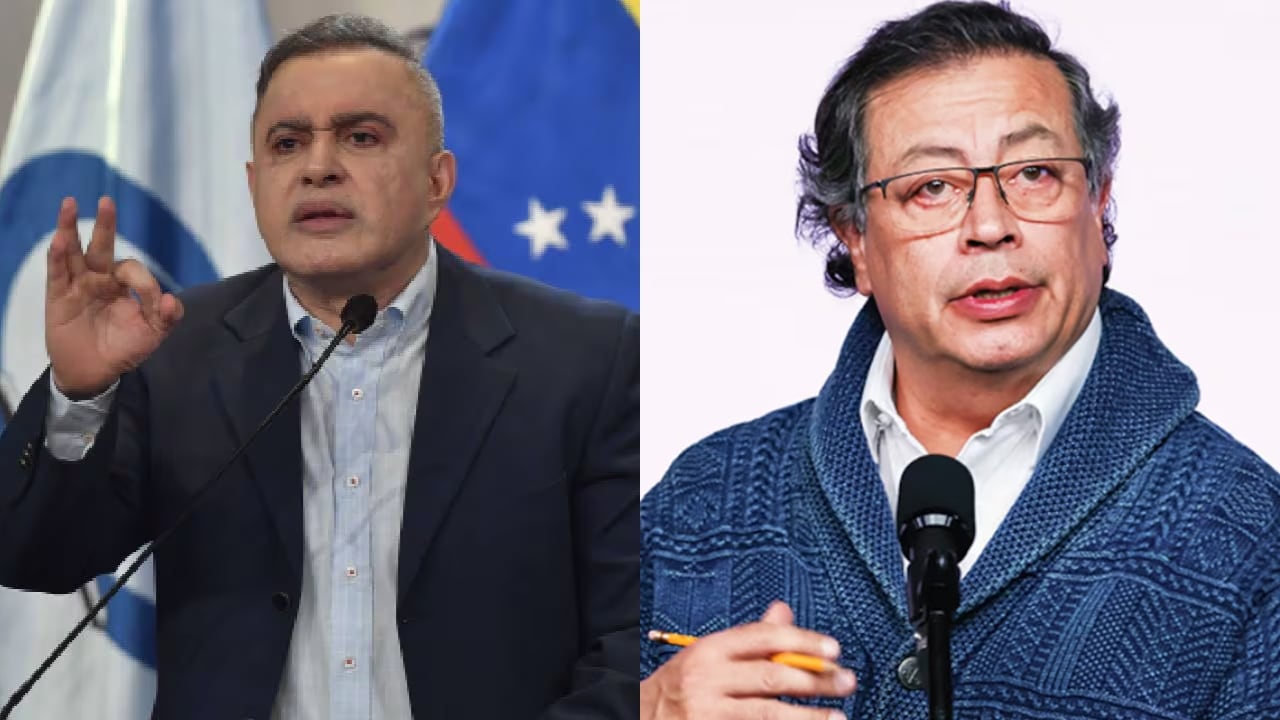 Tarek William Saab y el presidente Petro