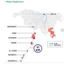 Mapa Regiotram de Occidente