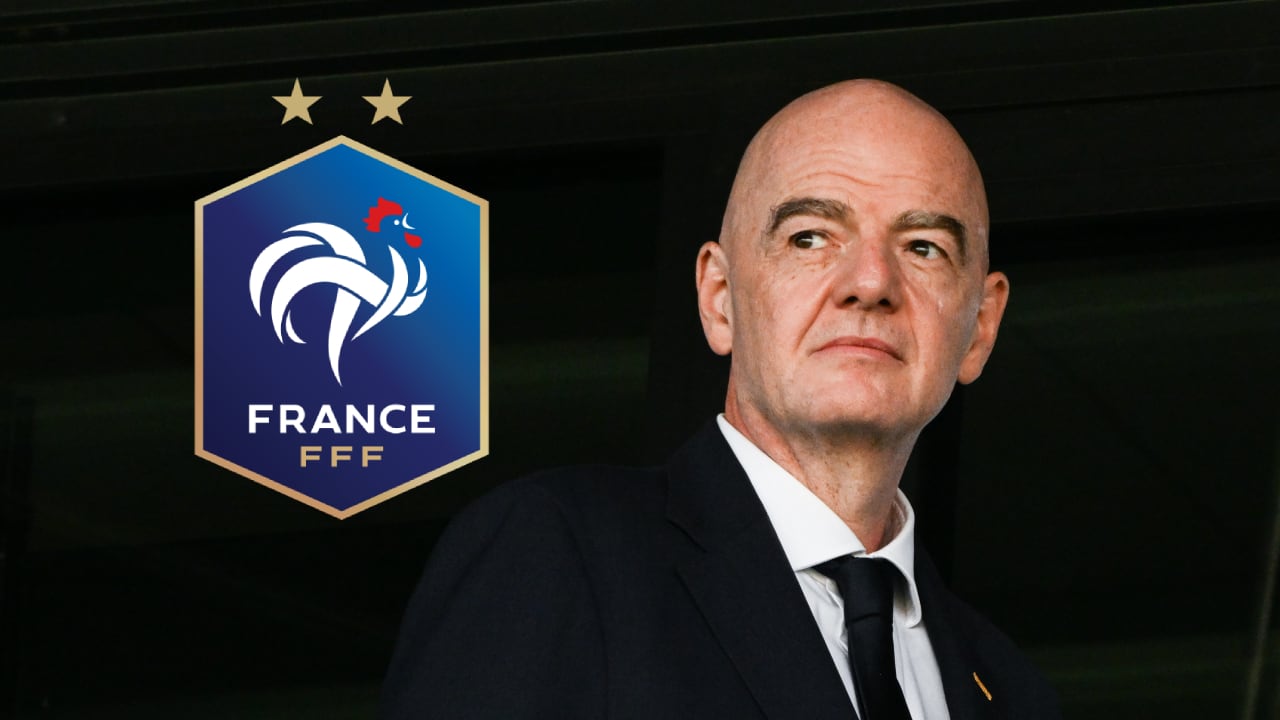 Gianni Infantino, presidente de la Fifa, ya no cuenta con el apoyo de la selección de Francia.