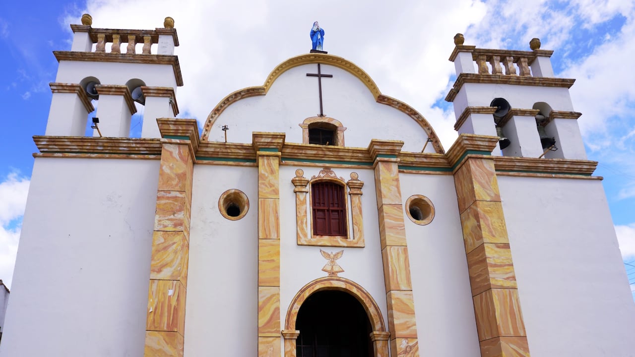 Parroquia Nuestra Señora del Socorro del municipio de Tota, en Boyacá.