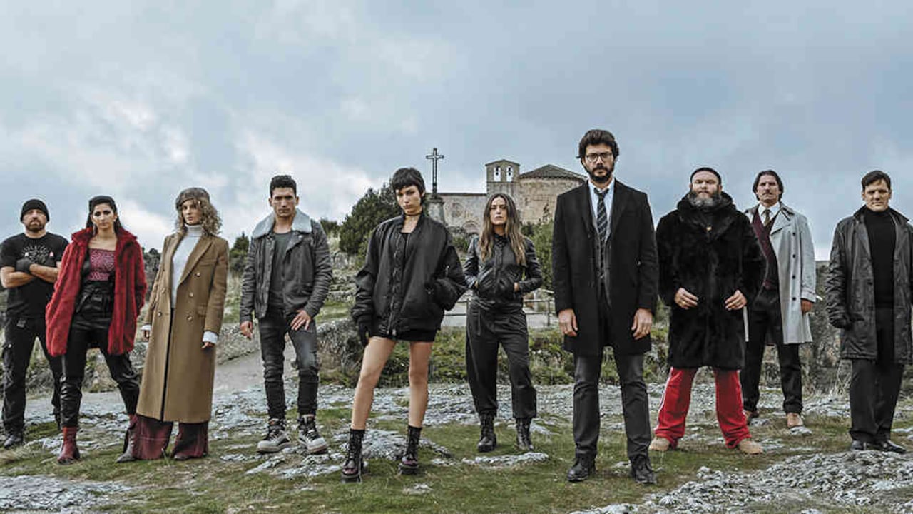 El elenco de la Casa de Papel 3, que arranca este viernes en Netflix