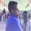 Eric Faria, periodista brasileño sufrió un percance con aficionado en el Mundial de Qatar.