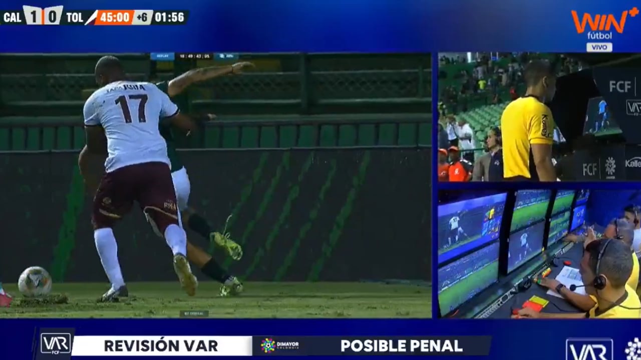 Cali y Tolima no estuvieron excentos de la polémica en la fecha 17 de la Liga Betplay