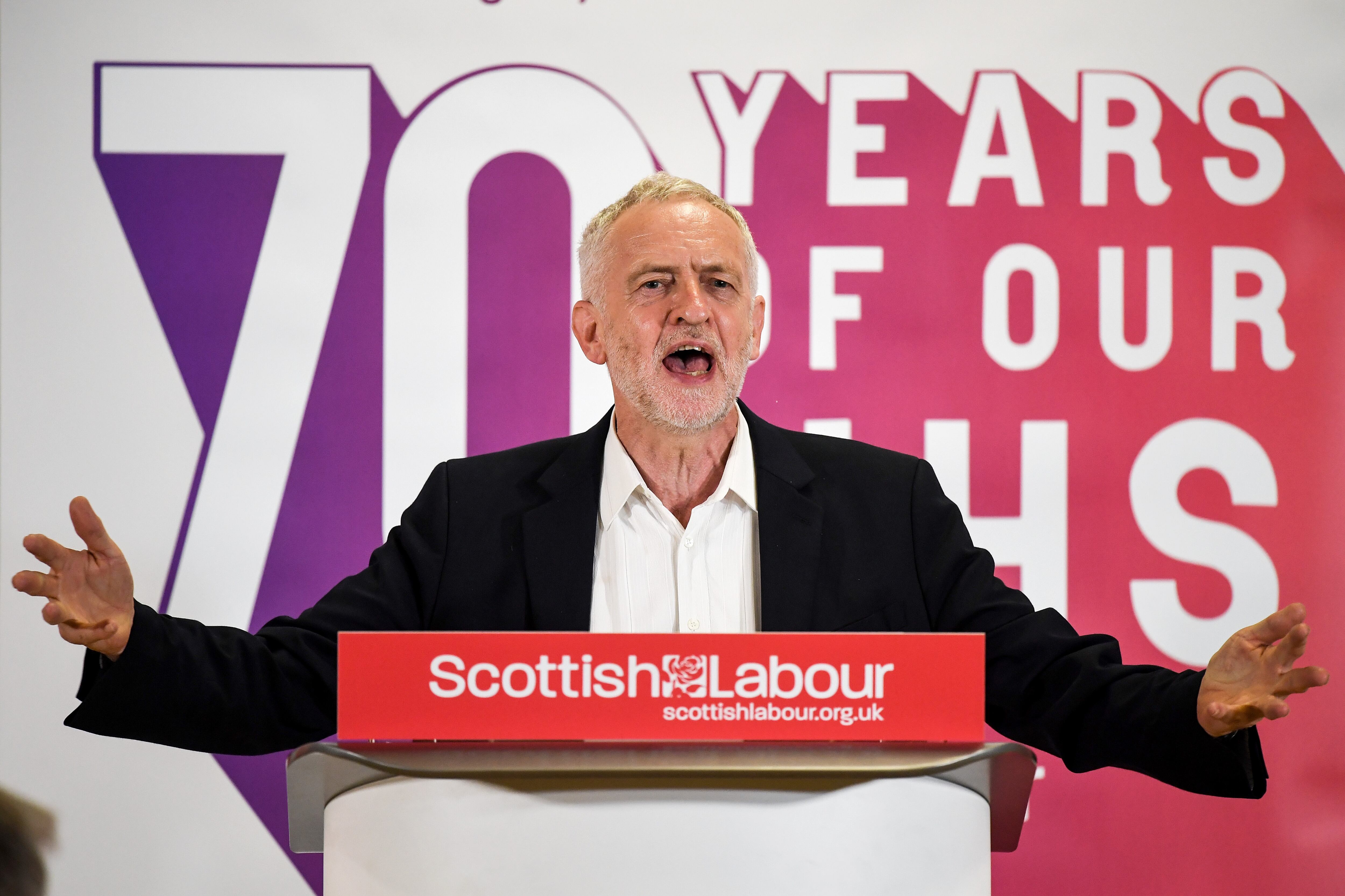 Jeremy Corbyn, exlíder laborista del Reino Unido.