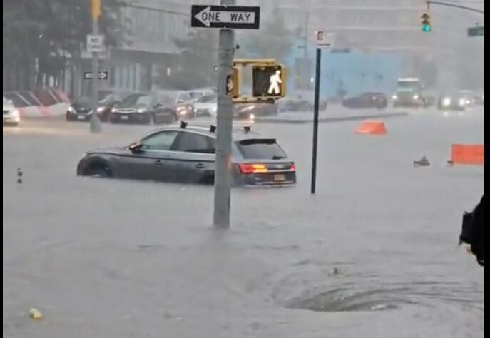 Inundación en Nueva York