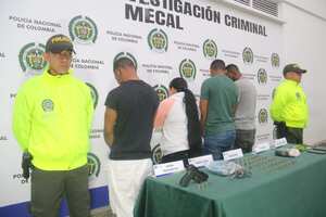 A cuatro de los capturados les fue dictada medida de aseguramiento intramural.