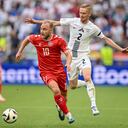 Christian Eriksen anotó el gol de Dinamarca.