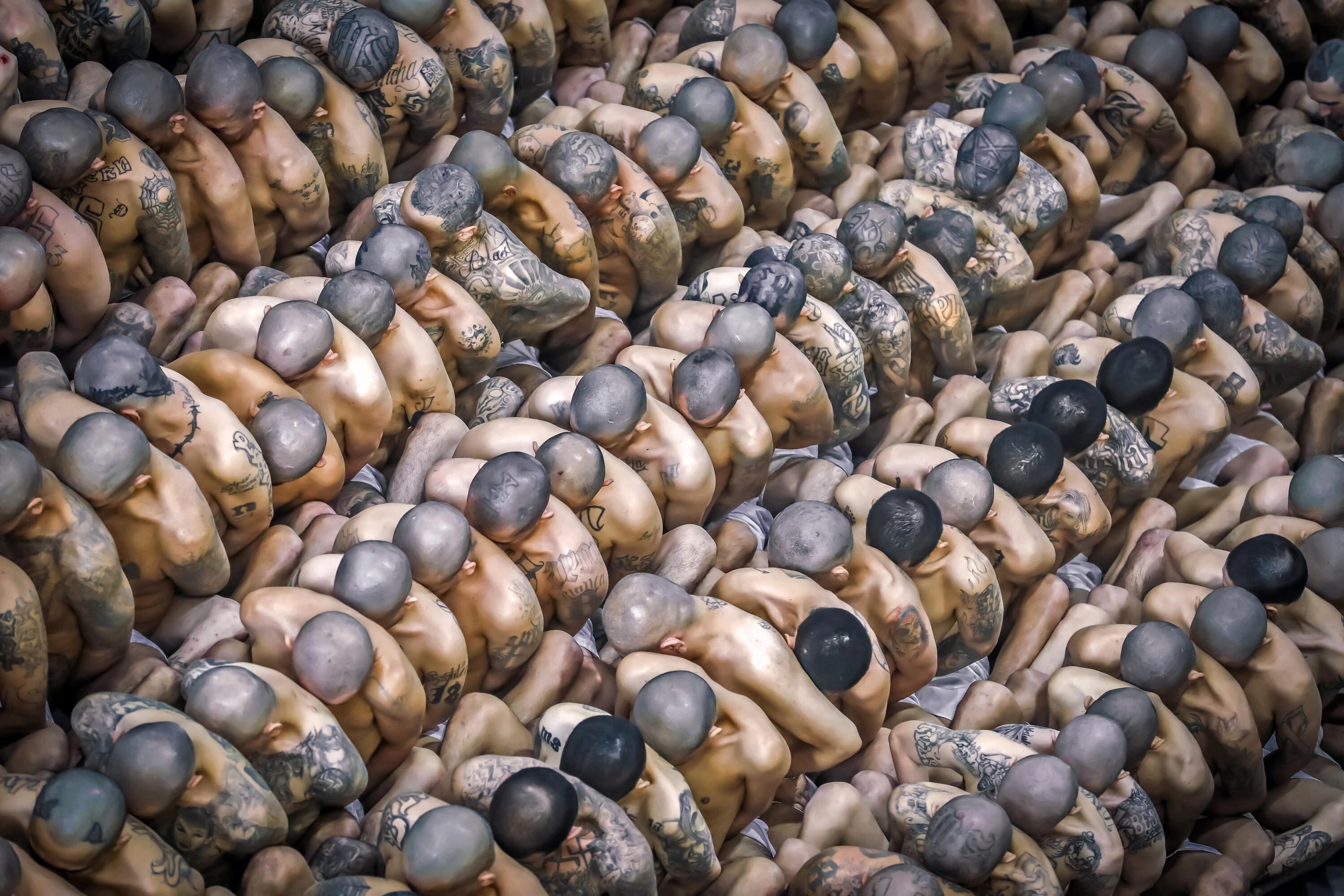 Prisioneros en El Salvador.
