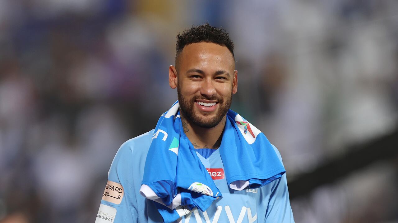 Neymar, jugador del Al-Hilal de Arabia Saudita