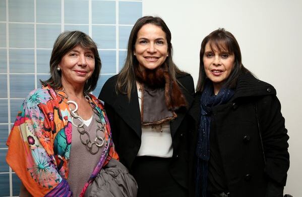 Silvia Rodríguez, Ilva Lorduy y Cristina Michelsen.