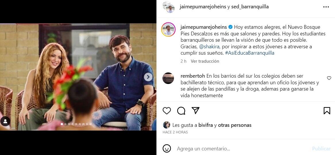 La Alcaldía de Barranquilla participó en el homenaje.