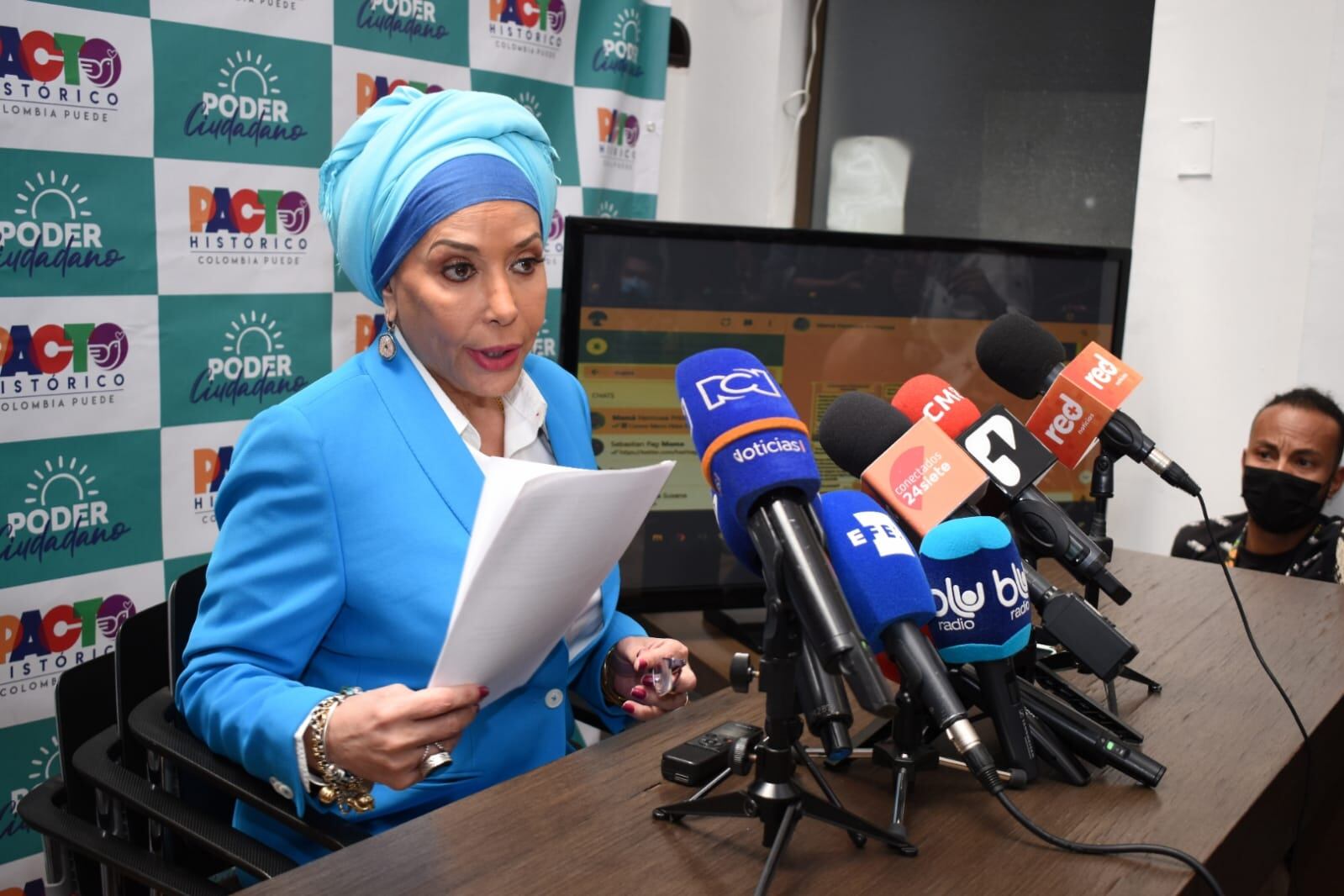 Piedad Córdoba - Foto: Alexandra Ruíz.