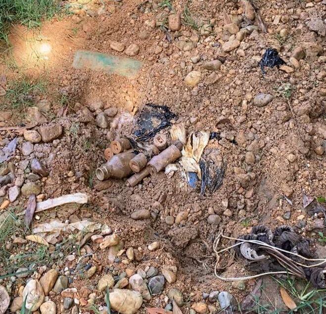 Estos serían los explosivos.