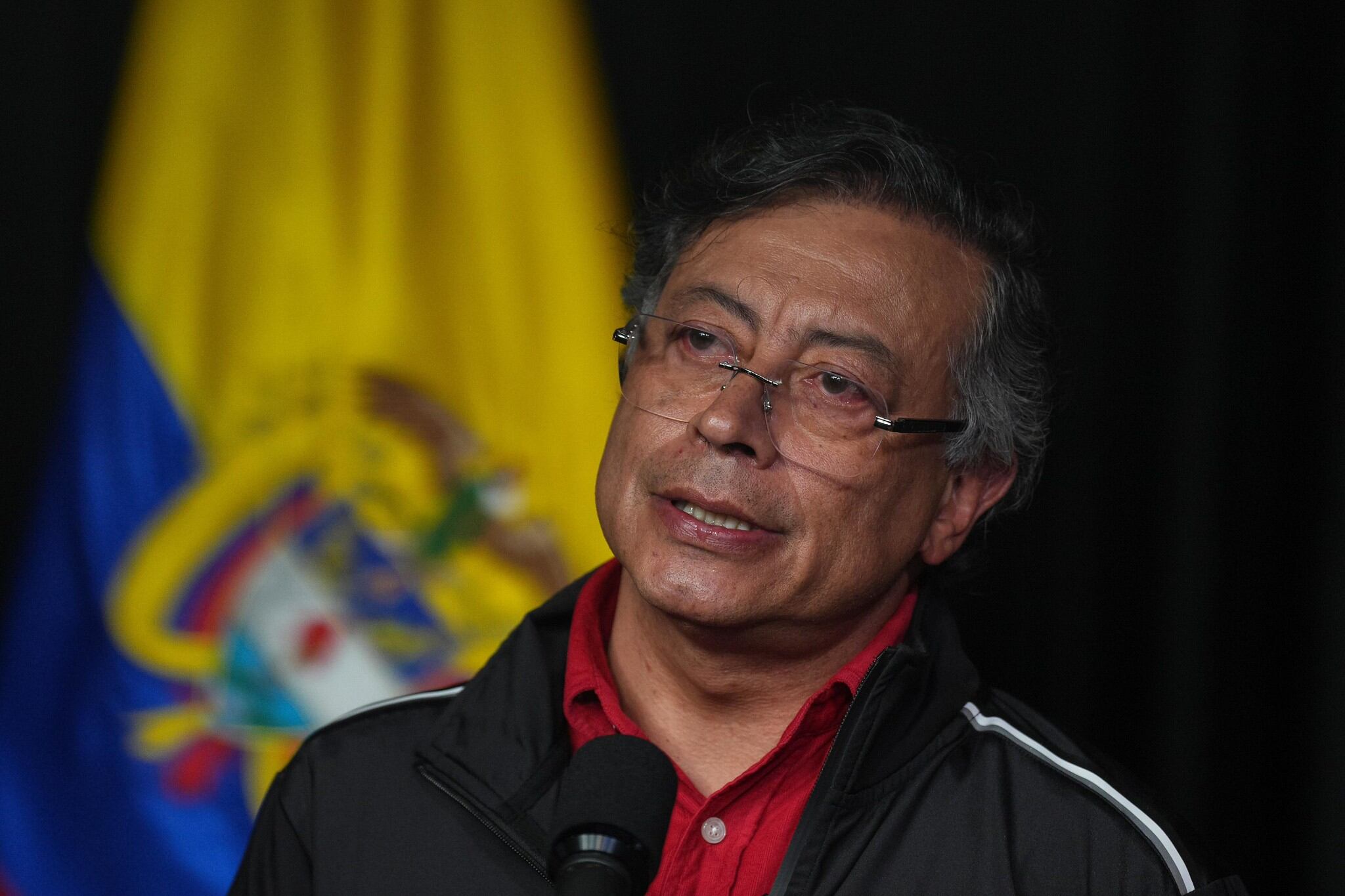 El presidente, Gustavo Petro, el 28 de noviembre de 2025, en Bogotá