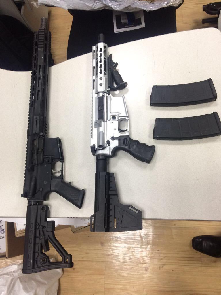 Captura de alias Mostro y las armas que presuntamente traficaba para el Clan del Golfo, desde los Estados Unidos.