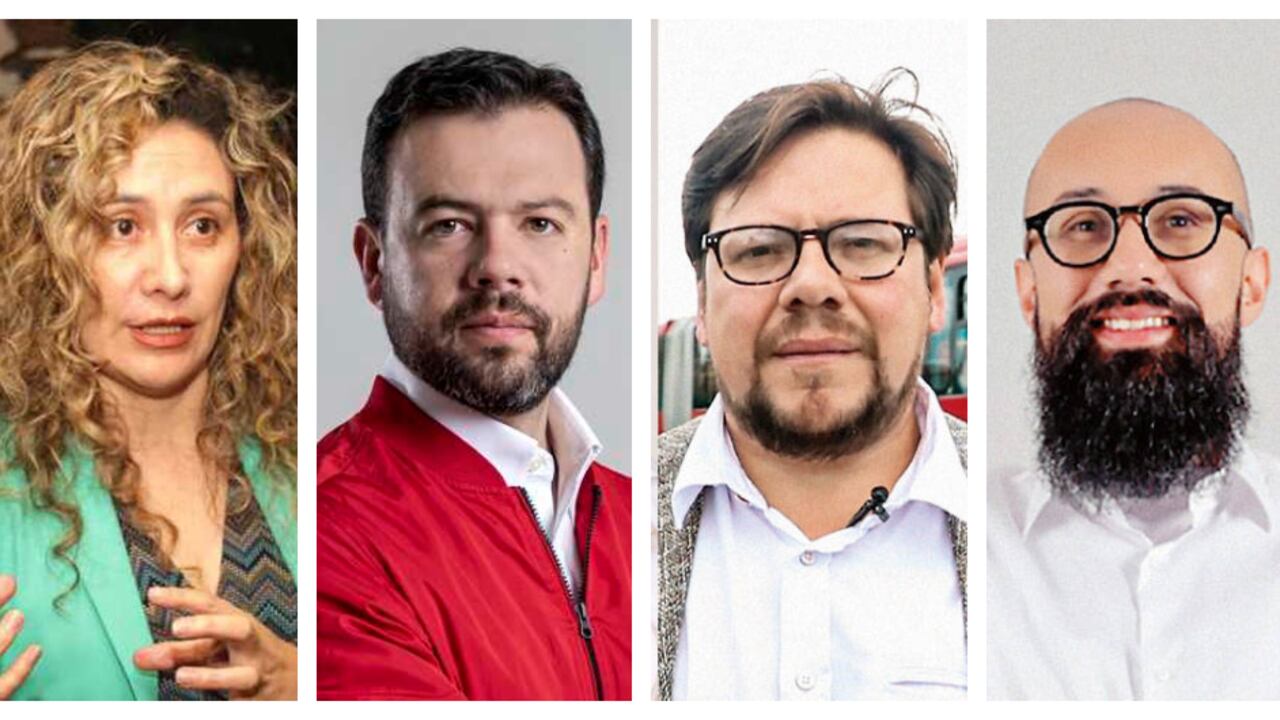 Concejales Lucía Bastidas, Carlos Fernando Galán, Diego Cancino y Carlos Carrillo.