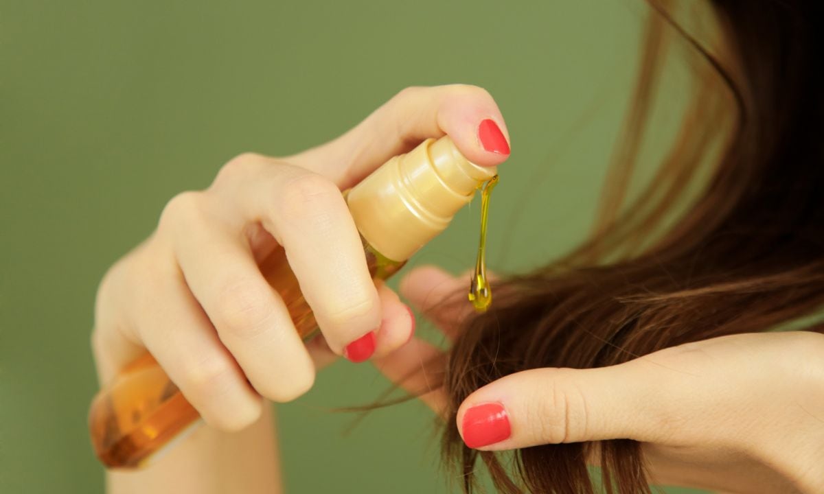 Aceite para el cabello.