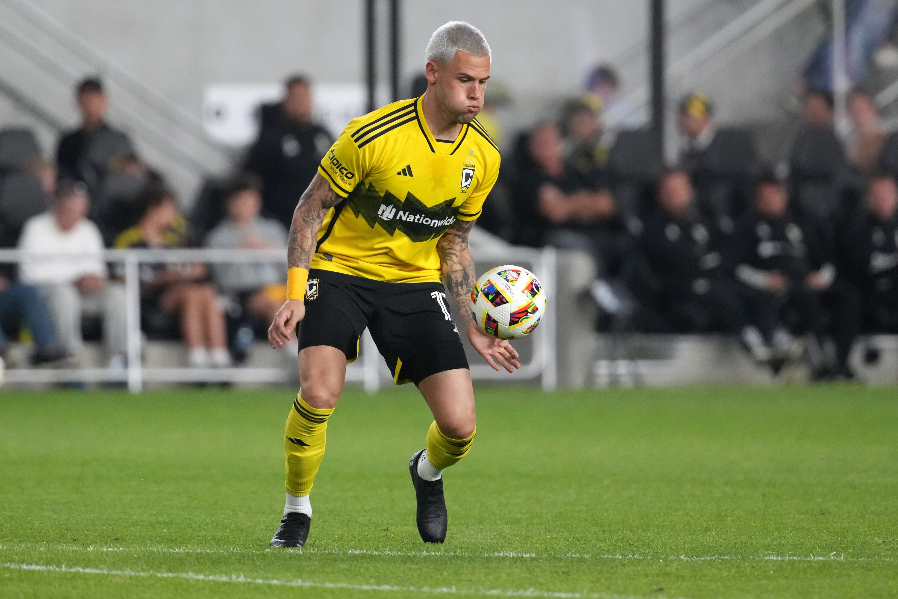 Christian Ramírez, jugador en carpeta del América de Cali y que se desempeña en el Columbus Crew de la MLS.