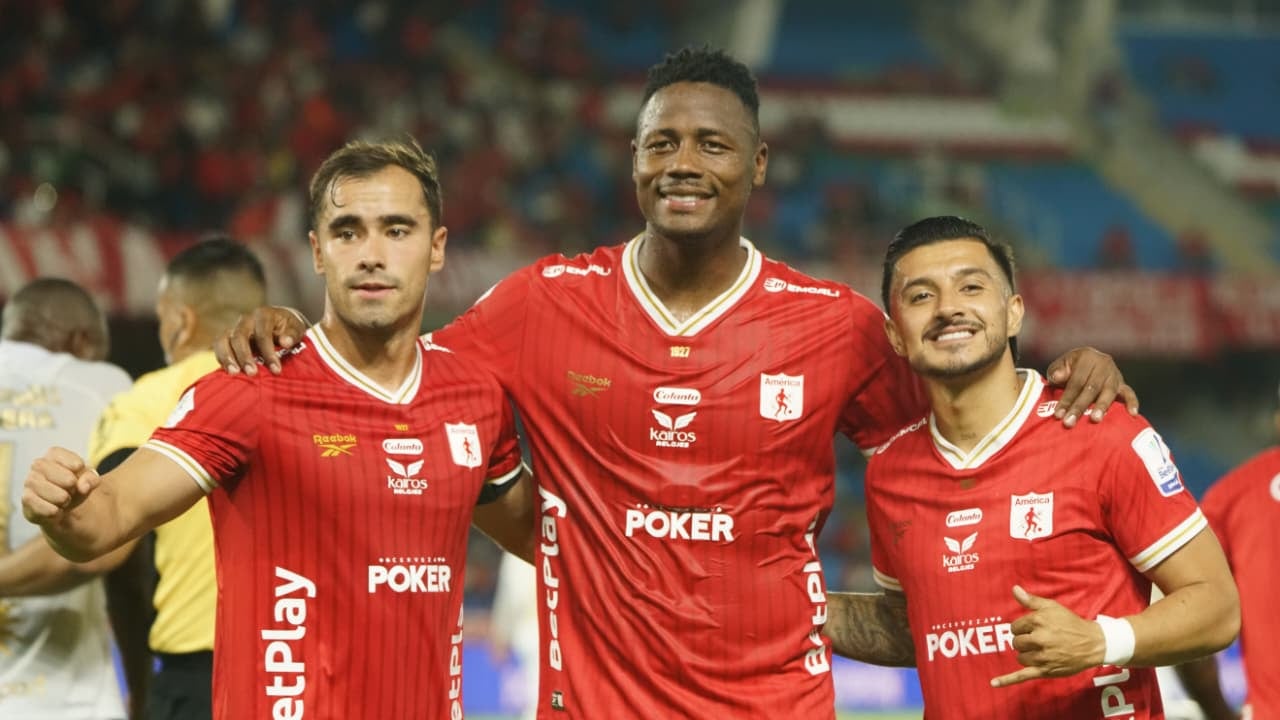 Tomás Ángel, Dany Rosero y Yeison Guzmán.