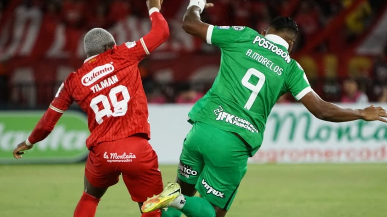 Imagen del partido entre América de Cali y Atlético Nacional por la fecha 4 del segundo semestre de la Liga Colombiana 2026.