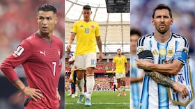 Cristiano Ronaldo y Lionel Messi lideran el listado de los más ricos del Mundial 2026. James Rodríguez se mete en el top 10.