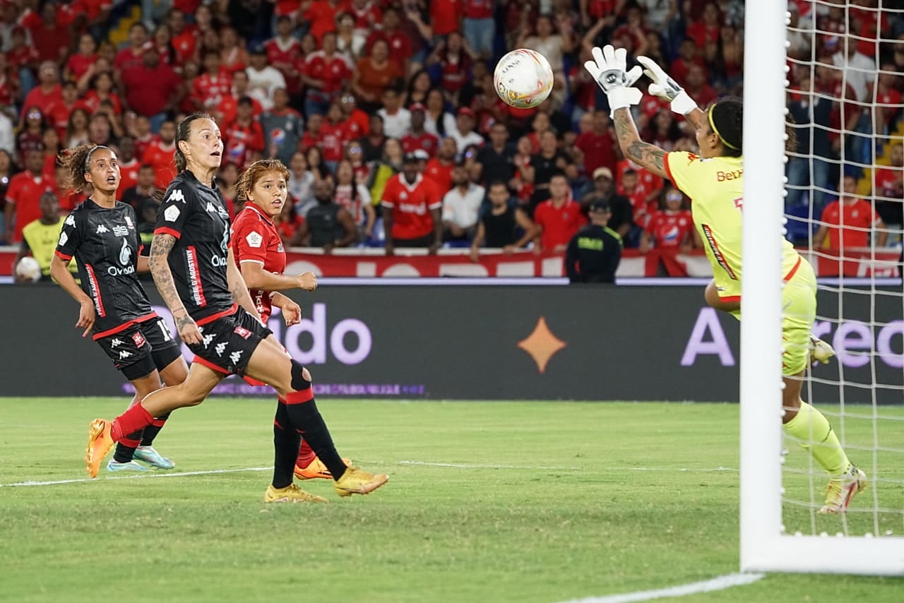 América y Santa fe disputan el partido de vuelta de la final del torneo femenino primer semestre 2023 estadio Pascual Guerrero