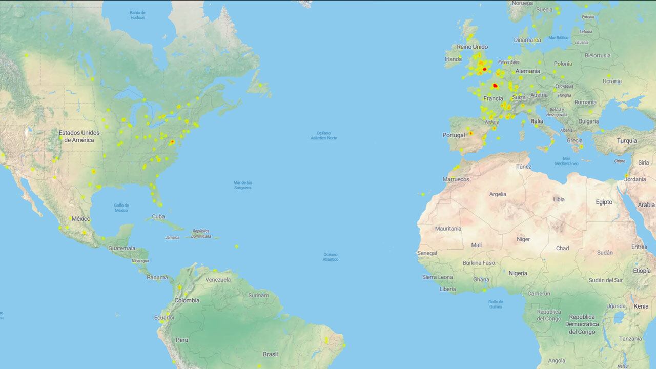 Twitter nuevamente sufre una caída en su servicio en varios países.